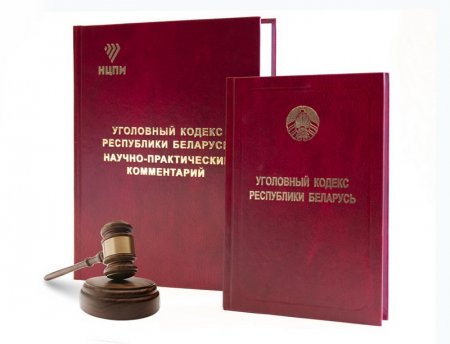 Опубликован Закон Республики Беларусь об изменении кодексов по вопросам уголовной ответственности