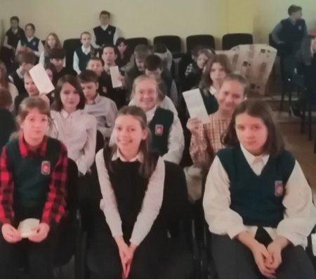 Встреча с учащимися ГУО «Средняя школа № 9 г. Лиды»