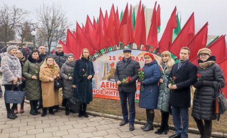 В Гродно прошел митинг, посвященный 34-летию вывода советских войск из Афганистана