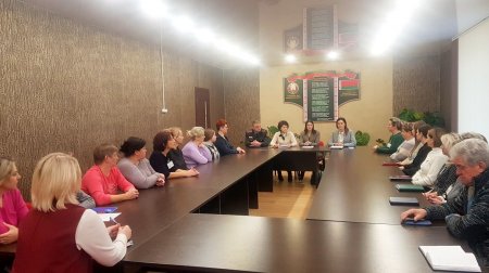Встреча с трудовым коллективом территориального центра социального обслуживания Вороновского района